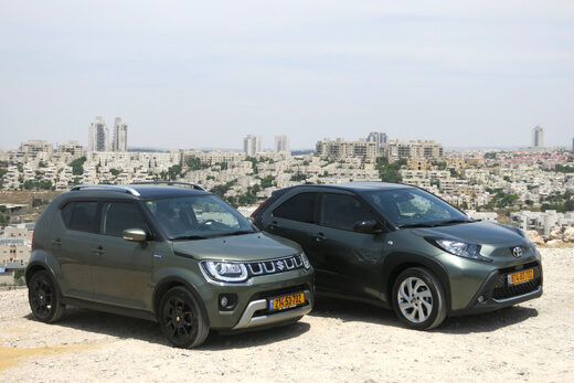 מבחן השוואתי: טויוטה אייגו X מול סוזוקי איגניס מבחן השוואתי: טויוטה אייגו X מול סוזוקי איגניס